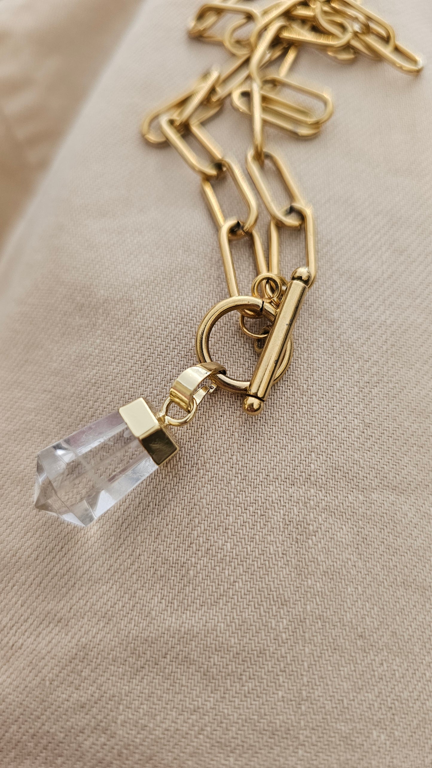 Vintage Natural Clear Quartz Crystal