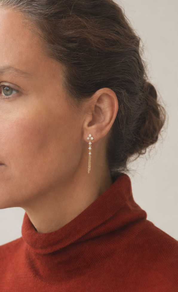 Niki earrings 14k