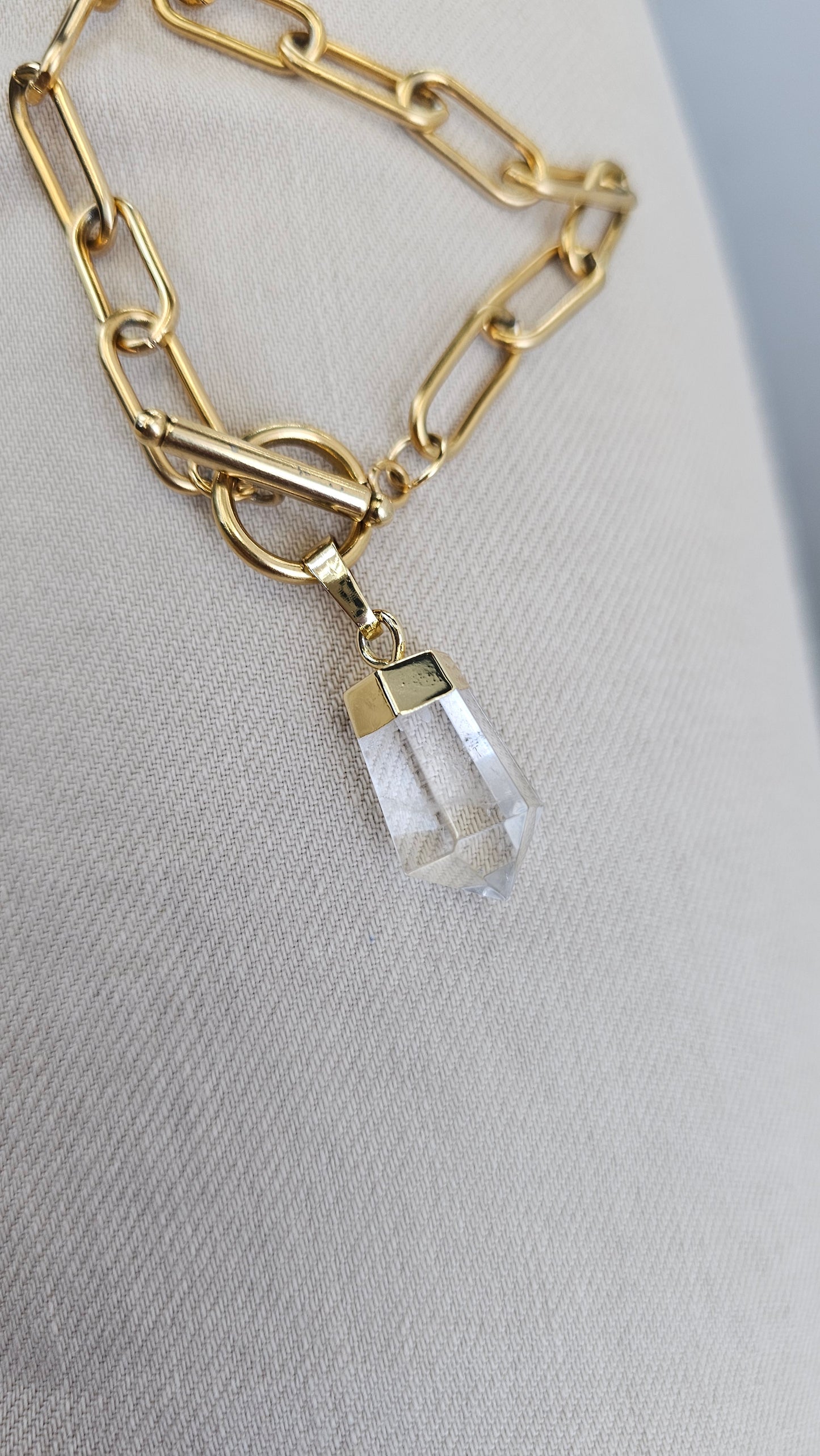 Vintage Natural Clear Quartz Crystal