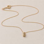 Cloud necklace 14k yellow gold