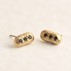 14K Gold Clouds Earring